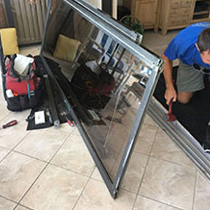 sliding glass door frame repair Victorville